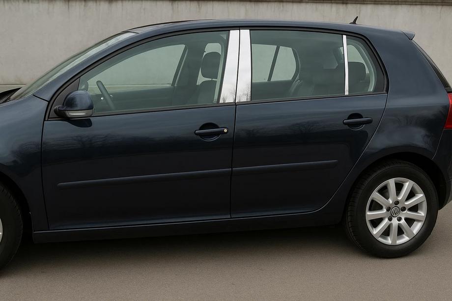 Volkswagen Golf 5 2003–2009 Nerezové kryty sloupků dveří (6 ks) Image