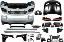 BMW řada 5 G30/G31 2017–2023 Faceliftová sada s kapotou a blatníky (pro M5 Competition 2021) fotografie 2