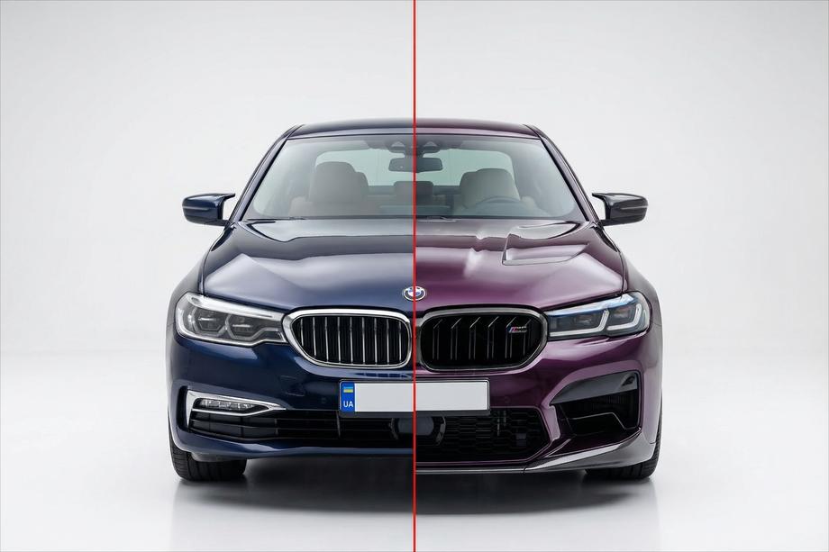 BMW řada 5 G30/G31 2017–2023 Faceliftová sada s kapotou a blatníky (pro M5 Competition 2021) Image