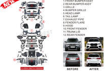 BMW X5 E70 2007–2013 Restylingový bodykit pro X5M F95 2019 fotografie 8