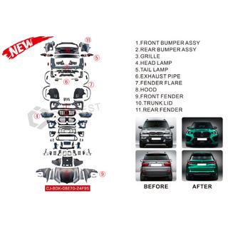 Facelift kit pro X5M F95 2024 fotografie 3