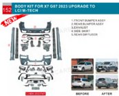 BMW X7 G07 2019– Sada bodykitu M-Performance s maskou chladiče (2023+) fotografie 2