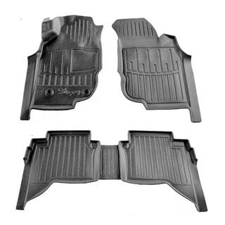 Gumové autokoberce Stingray 3D (Crew Cab, sada 5 ks) Toyota Hilux 2006–2015
