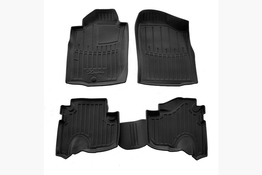 Toyota Land Cruiser 90 Prado 1996–2002 Gumové autokoberce Stingray 3D (4 ks) Fotografie 1