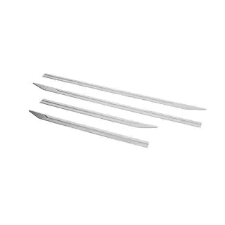 Univerzální dveřní lišty 94,5/62 cm, šířka 4 cm (4 ks, nerez) fotografie 1