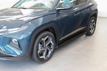 Hyundai Tucson NX4 2021– Boční nášlapy Shining Black (2 ks, hliník) fotografie 5
