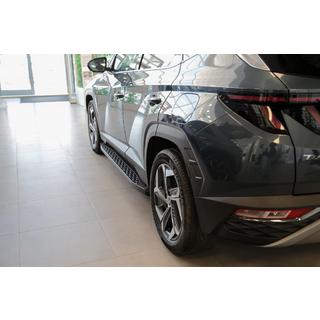 Boční nášlapy Shining Black (2 ks, hliník) Hyundai Tucson NX4 2021– fotografie 2