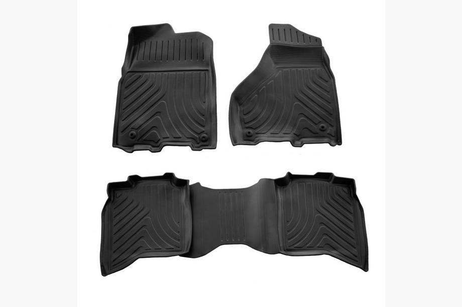Dodge RAM (DS/DJ/D2) 2009–2024 Gumové autokoberce do interiéru Stingray 3D (Crew cab, 2009-2018, sada 4 ks) Image