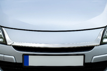 Renault Megane III 2009–2016 Lišta na masku 2008-2011 (nerez) fotografie 1
