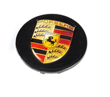 Porsche Záslepky do disků 76/71 mm černé (1 ks) fotografie 1