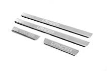 Mitsubishi Lancer 9 2004–2008 Nerezové kryty prahů Carmos V3 (4 ks) fotografie 2