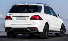 Mercedes GLE/ML třída W166 2011–2018 Zadní difuzor pro GLE (design GLE63) fotografie 2