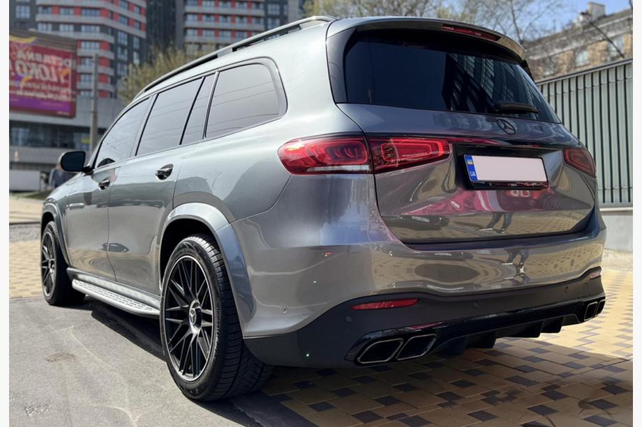 Mercedes GLS X167 2019– Zadní difuzor s koncovkami vyfuku BlackEdition (design GLS63) Image