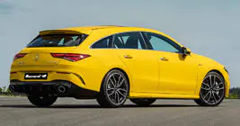 Mercedes CLA C118 2019– Zadní difuzor s výfukovými koncovkami (design CLA35) fotografie 3
