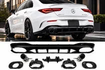 Mercedes CLA C118 2019– Zadní difuzor s výfukovými koncovkami (design CLA35) fotografie 1