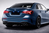 Mercedes A-class W177 2018– Zadní difuzor s koncovkami (Design A45 SD) fotografie 1