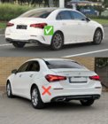 Mercedes A-class W177 2018– Zadní difuzor s koncovkami výfuku (design A35 SD) fotografie 4