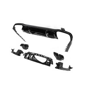 Zadní difuzor s koncovkami výfuku E63-Design Black (pro AMG/AMG-Line 2016-2020) fotografie 4
