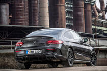 Mercedes C-Class W205 2014–2021 Zadní difuzor s koncovkami výfuku (pro kupé, design AMG43) fotografie 1