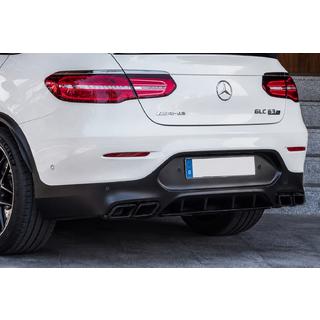 Zadní difuzor s koncovkami výfuku, černý (design AMG63) fotografie 2