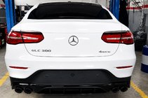 Mercedes GLC Coupé C253 2016–2023 Zadní difuzor s koncovkami výfuku (design AMG43) fotografie 3