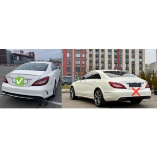 Zadní difuzor s koncovkami výfuku Black (2015-2018, design CLS63) fotografie 3