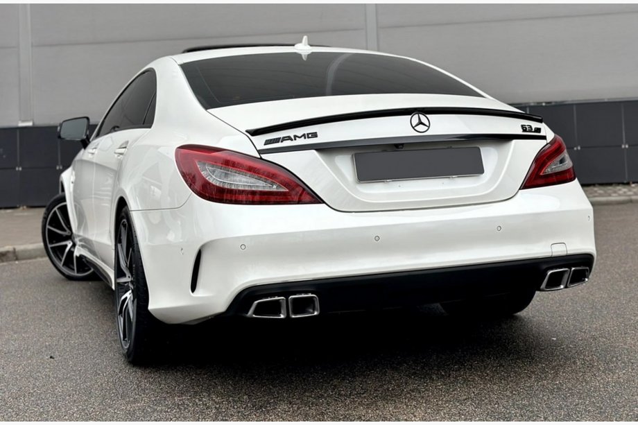 Mercedes CLS C218 2011–2018 Zadní difuzor s koncovkami výfuku Black (2015-2018, design CLS63) Image