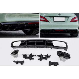 Zadní difuzor s koncovkami výfuku Black (2015-2018, design GT63) fotografie 1