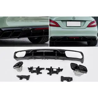 Zadní difuzor s koncovkami výfuku Black (2015-2018, design GT63)