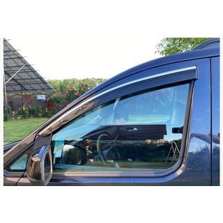 Okenní deflektory s chromovou lištou (2 ks, Sunplex Chrome) Ford Connect 2021– fotografie 1
