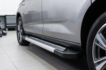 Ford Connect 2021– Boční nášlapy Vision New Grey (2 ks, hliník) Maxi (dlouhý rozvor) fotografie 1
