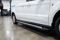 Ford Connect 2021– Boční nášlapy Vision New Black (2 ks, hliník) Maxi (dlouhý rozvor) fotografie 1