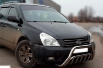 Kia Carnival 2002–2013 Přední ochranný rám WT002 (2006-2013, nerez) fotografie 2
