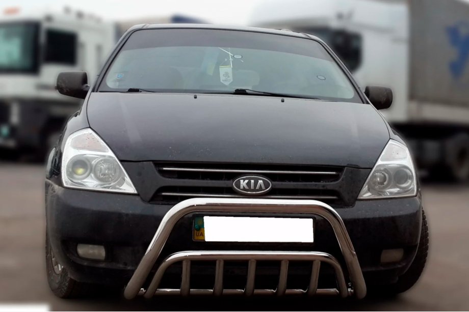 Kia Carnival 2002–2013 Přední ochranný rám WT002 (2006-2013, nerez) Image