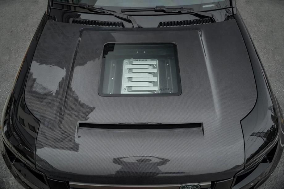 Land Rover Defender 2019– Karbonová kapota (se skleněným průzorem) Image