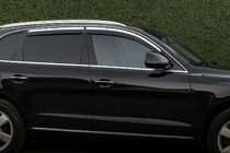 Audi Q5 2008–2017 Okenní deflektory s chromovanou lištou Niken Luxury (4 ks) fotografie 1
