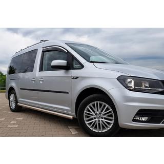 Okenní deflektory s chromovanou lištou Niken Luxury (2 ks) fotografie 4