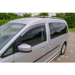 Okenní deflektory s chromovanou lištou Niken Luxury (2 ks) fotografie 4
