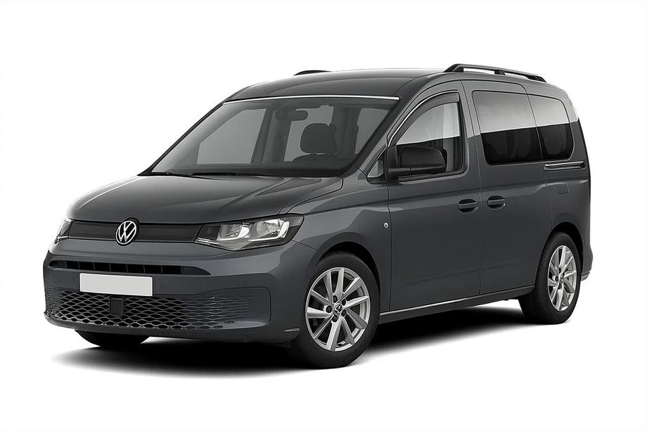 Volkswagen Caddy 2020– Okenní deflektory s chromovanou lištou Niken Luxury (2 ks) Image