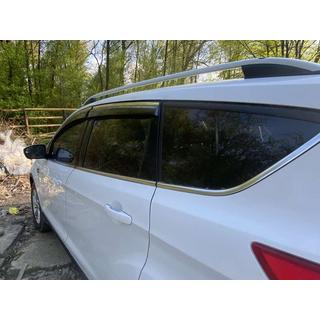 Okenní deflektory s chromovanou lištou Niken Luxury (4 ks) fotografie 3