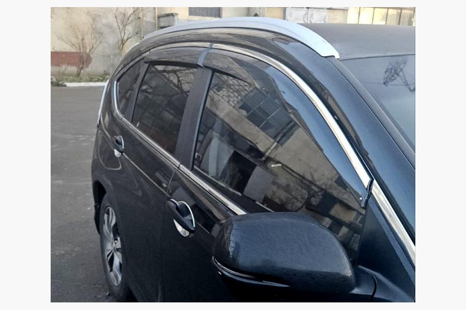 Honda CRV 2012–2016 Okenní deflektory s chromovanou lištou Niken Luxury (4 ks) Image
