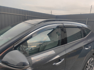 Hyundai Tucson NX4 2021– Okenní deflektory s chromovanou lištou Niken Luxury (4 ks) fotografie 5