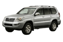 Toyota Land Cruiser Prado 120 2002–2009 Okenní deflektory s chromovanou lištou Niken Luxury (4 ks) fotografie 1