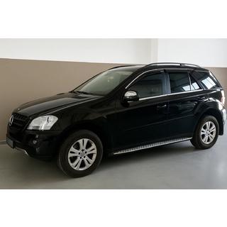 Okenní deflektory s chromovanou lištou Niken Luxury (4 ks) Mercedes ML W164 2005–2011 fotografie 4
