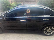 Mitsubishi Lancer X 2008– Okenní deflektory s chromovanou lištou Niken Luxury (4 ks) fotografie 1