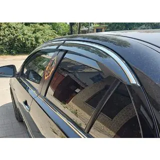Okenní deflektory s chromovanou lištou Niken Luxury (4 ks) fotografie 3