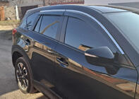 Mazda CX-5 2012–2017 Okenní deflektory s chromovanou lištou Niken Luxury (4 ks) fotografie 2