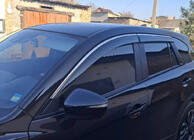 Mazda CX-5 2012–2017 Okenní deflektory s chromovanou lištou Niken Luxury (4 ks) fotografie 1