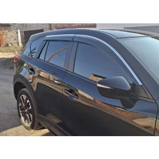 Okenní deflektory s chromovanou lištou Niken Luxury (4 ks) fotografie 2