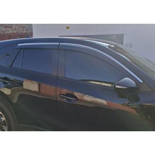 Okenní deflektory s chromovanou lištou Niken Luxury (4 ks) fotografie 3